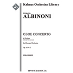Concerto a Cinque in D minor, Op. 9, No. 2 (Concerto for Oboe in D minor, Op. 9/2) [Str (2-2-2-1-1 i
