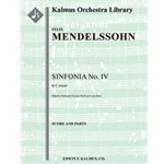 Sinfonia No. 4: String Symphony in C minor [String Orchestra (8-8-5-5-5 in set)]