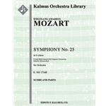 Symphony No. 25 in G minor, K. 183/173dB (Critical Ed.) [0.2.0.2: 4.0.0.0: Str (4-4-3-3-3 in set)]