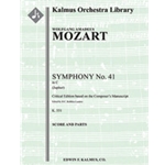 Symphony No. 41 in C, K. 551 'Jupiter' (critical edition) [1.2.0.2: 2.2.0.0: Timp: Str (4-4-3-3-3 in
