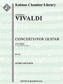 Concerto for Guitar in D, RV 93 (Lute) [str (vn,va,vc/cb), solo guitar in set]
