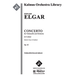 Concerto for Cello in E minor, Op. 85 [2(2dPicc[opt]).2.2.2: 4.2.3.1[opt]: Timp: Str (9-8-7-6-5 in s