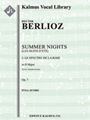 Summer Nights, Op. 7 (Les nuits d'ete): 2. Le spectre de la rose (transposed in D) [2, 1, 2, 0 - 2,