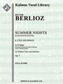 Summer Nights, Op. 7 (Les nuits d'ete): 6. L'isle Inconnue (transposed in D) [2, 1, 2, 2 - 3, 0, 0,