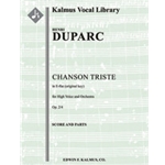 Chanson Triste [composer's transcription, E-flat] [2.0.0.0: 4.0.0.0: Hp: Str (9-8-7-6-5 in set): Sol