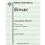 Chanson Triste [composer's transcription, C] [2.0.2.0: 4.0.0.0: Hp: Str (9-8-7-6-5 in set): Solo Med