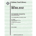 Summer Nights, Op. 7 (Les nuits d'ete): 5. Au Cimitiere: Clair de lune (transposed in C) [2.0.2.1: 0