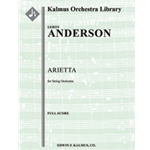 Arietta for String Orchestra [String Orchestra (8-8-5-5-5 in set)]