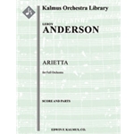 Arietta for Full Orchestra [2+Picc.2.2.2: 3Sax (AAT; opt.): 4.3.3.1(opt.): Pno(opt.): Timp/Perc(1-2;