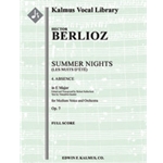 Summer Nights, Op. 7 (Les nuits d'ete): 4. Absence (transposed in E) [2.1.2.0: 2.0.0.0: Str (9-8-7-6