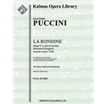 La Rondine: Parigi! E la Citta dei Desideri (Romanza di Ruggero; second version, 1920) [2.2+EH.2+BCl