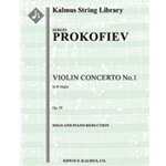 Violin Concerto No. 1, Op. 19 [Violin, Solo with Piano]