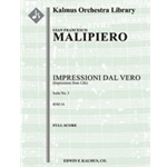 Impressioni dal Vero (Impressions from Life): Suite No. III, IGM 14 [3(3rd dPicc).2+EH.2+BCl.2+CBsn: