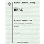 Kammerkonzert, Op. 8/ IAB 3 (Chamber Concerto) for Solo Piano, Solo Violin, and Thirteen Winds [Solo