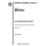 Kammerkonzert, Op. 8/ IAB 3 (Chamber Concerto) for Solo Piano, Solo Violin, and Thirteen Winds [Solo