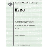 Kammerkonzert, Op. 8/ IAB 3 (Chamber Concerto) for Solo Piano, Solo Violin, and Thirteen Winds [Solo