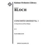 Concerto Grosso No. 1 for String Orchestra and Piano Obbligato, B. 59 [String Orchestra (8-8-5-5-5 i