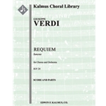 Requiem (Messa da Requiem; Totenmesse): Sanctus [2+Picc.2.2.4: 4.4.3.1: Timp: Str (4-4-3-3-3 in set)
