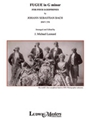 Fugue in G Minor, The Little for Saxophone Quartet [Four Saxaphones]