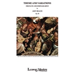 Theme and Variations, Op. 80 for Flute and String Quartet [Flute and String Quartet]