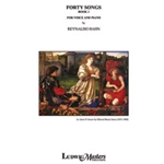 Forty Songs, Book 1 [Medium Voice and Piano]