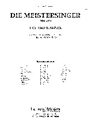 Die Meistersinger von Nuerenburg: Prelude [Full Orchestra, Ensemble Works]
