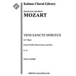 Veni Sancte Spiritus, K. 47 [Soli SATB: Mix Chor: Pno]