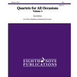 Quartets for All Occasions, Volume 1 [4 Tenor Saxophones with Optional Percussion]