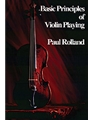 Basic Principles of Violin Playing
