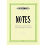 Notes: Text & Music Writing Book