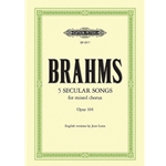 Five Secular Songs Op. 104 [Secular SATB Choir]