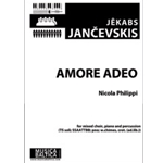 Amore Adeo (Mixed Choir) [SSAATTBB, soli TS, pno., w.chimes, crot. (ad lib.)]
