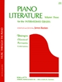 Piano Literature Volume 3