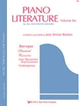 Piano Literature Volume 6