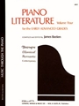 Piano Literature Volume 4