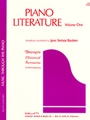 Piano Literature Volume 1