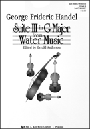 Suite 3 In G Major From Water Music