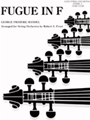 Fugue In F For String Orchestra