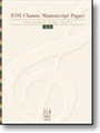 FJH Classic Manuscript Paper  #2