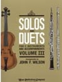 Solos & Duets For C Instruments  Volume IIi
