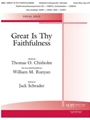 Great Is Thy Faithfulness - Vocal solo