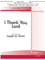 I Thank You, Lord - Vocal Duet, Key of C