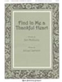 Find In Me A Thankful Heart