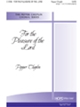 For The Pleasure Of The Lord