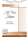 At His Name