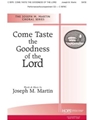 Come Taste the Goodness of the Lord