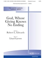 God Whose Giving Knows No Ending