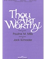 THOU ART WORTHY SATB w/opt. Brass
