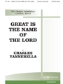Great Is The Name Of The Lord