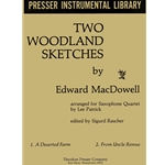 Two Woodland Sketches Arranged for Saxophone Quartet